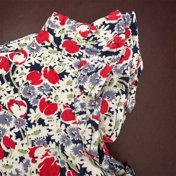 Ralph Lauren Vintage Inspired Baby Girls Preppy Floral Dress Bloomers Size 18 Mo - Picture 11 of 16